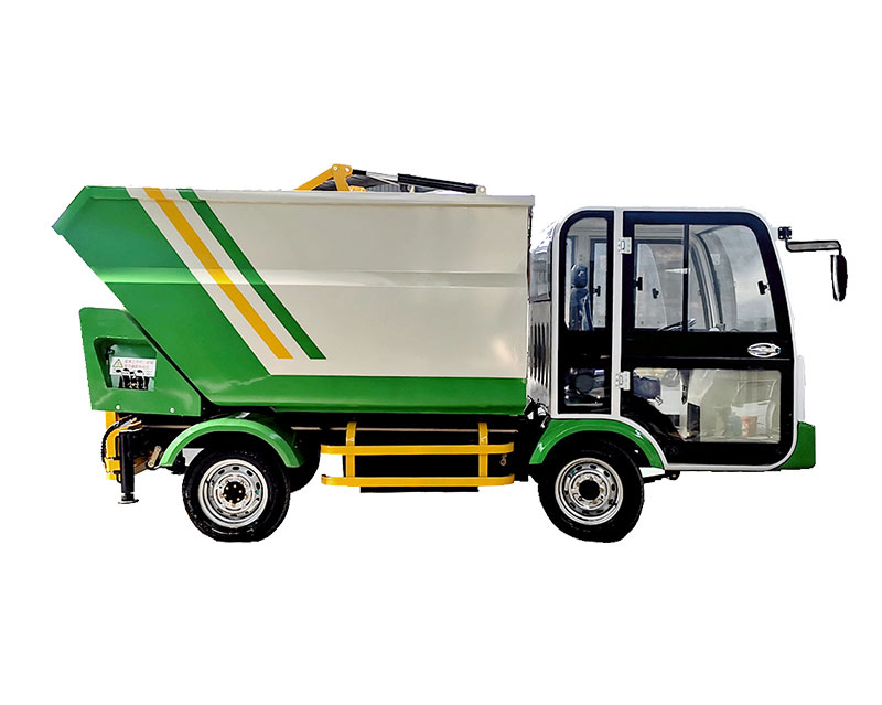 皓瑞潔電動(dòng)后掛桶垃圾車